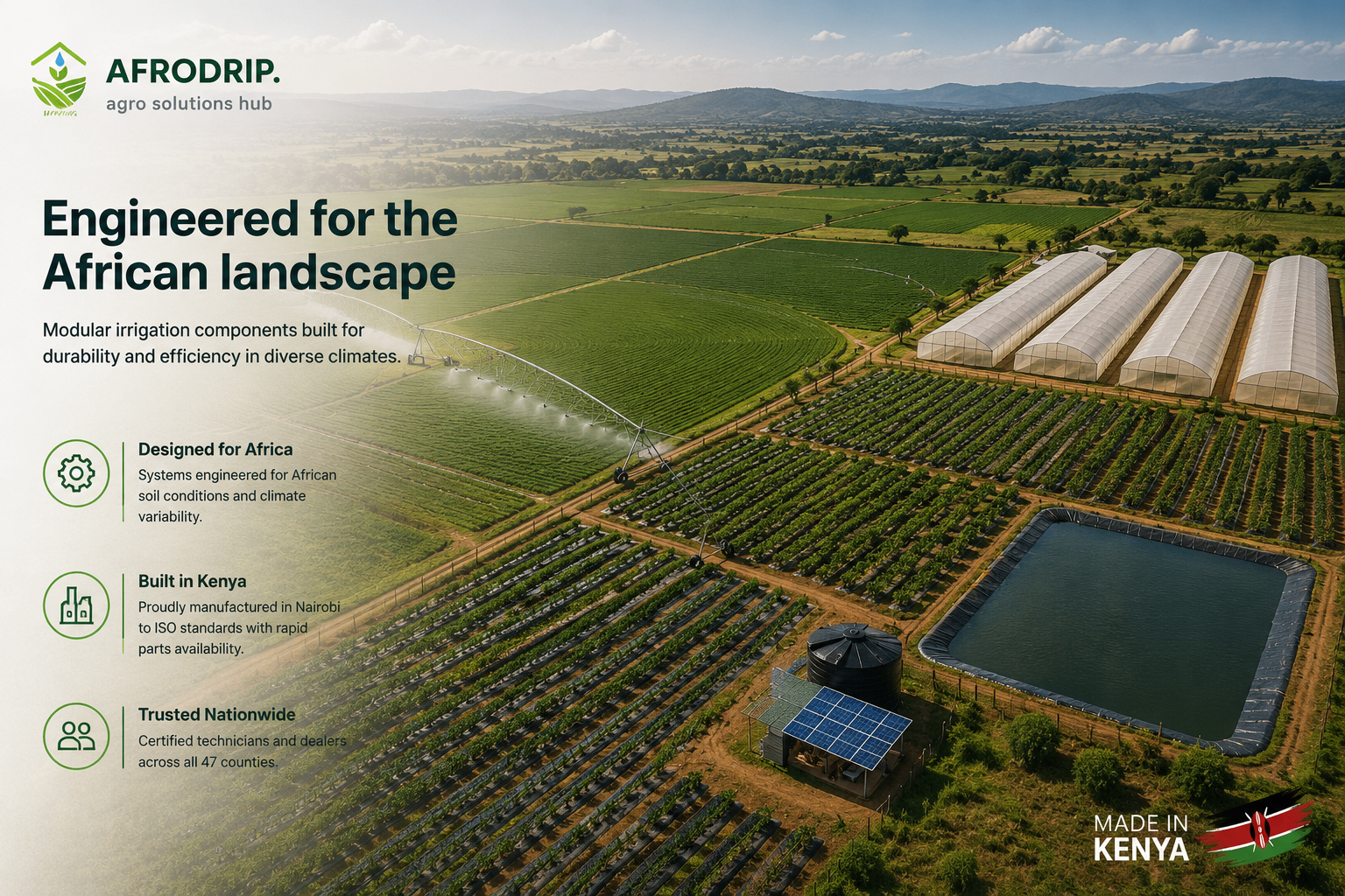 Engineered for the African landscape — Afrodrip irrigation solutions