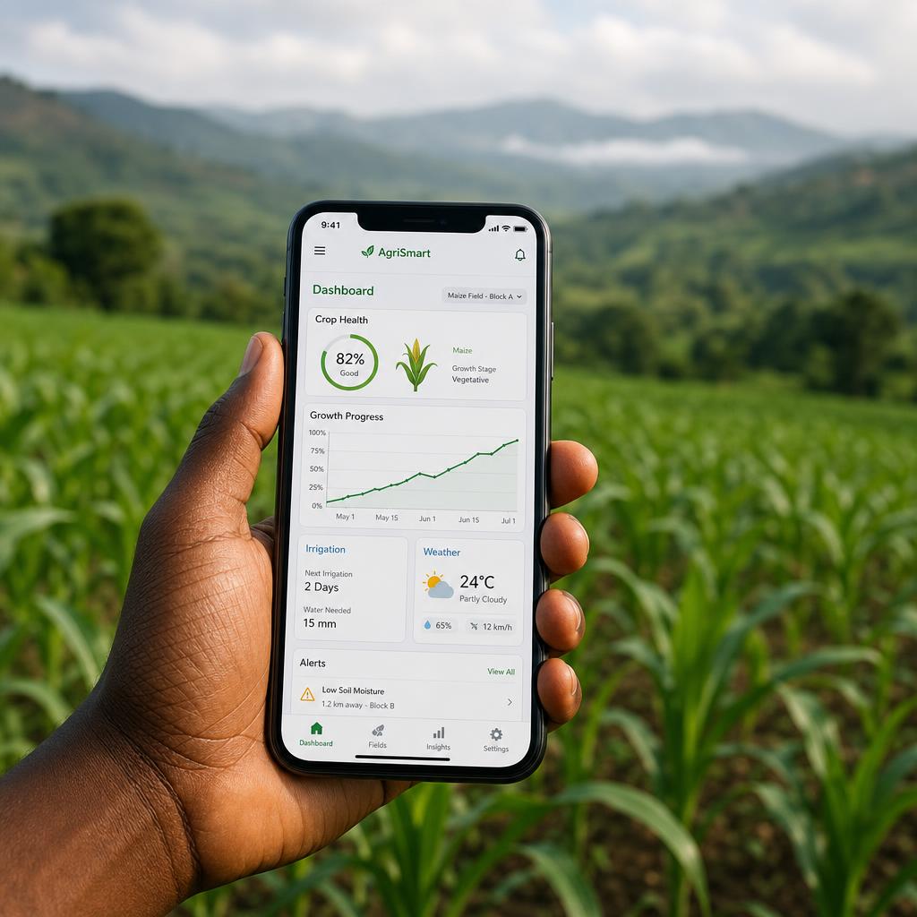 AFRODRIP AI Assistant on smartphone